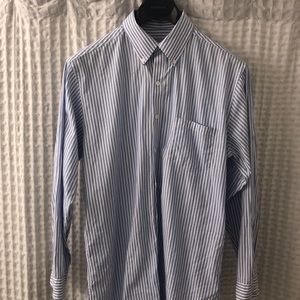 Club Room Fitted Blue/White dress shirt